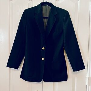 Woman’s Executive Apparel Carrer Wear Black Blazer Size 6 R